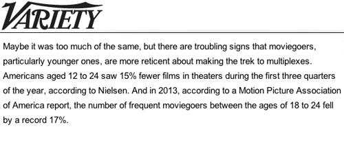 fewer US young people watching movies -thefilmbook