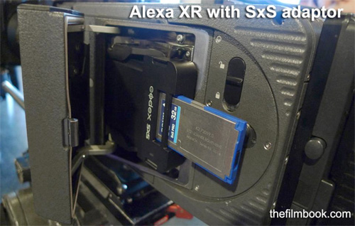 Alexa XT with Codex SxS adaptor-thefilmbook-