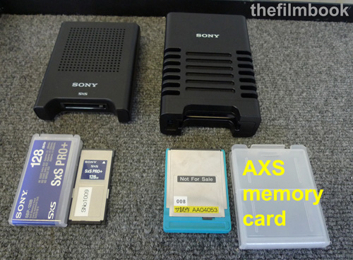 2 Sony readers SxS and AXS -thefilmbook-