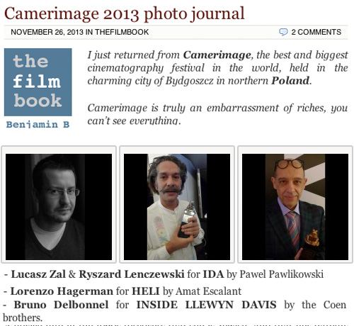 camerimage 2013 photo journal benjamin b -thefilmbook