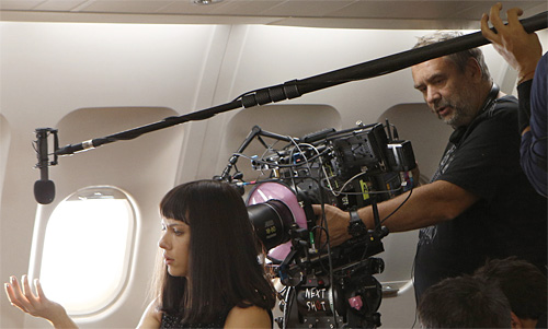 Luc Besson operating on Lucy-