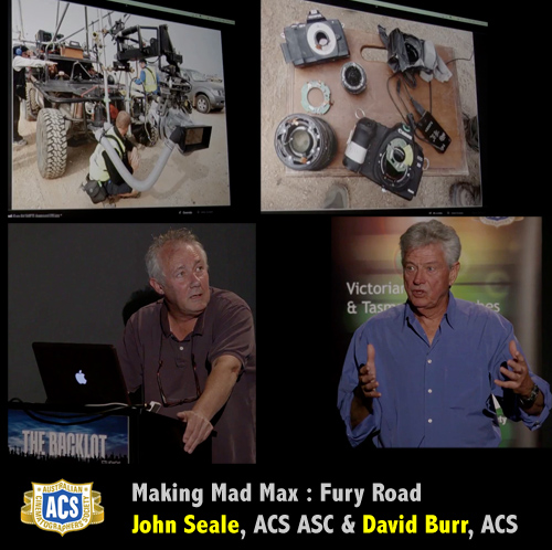 Making of Mad Max Fury Road - John Seale and David Burr ACS -thefilmbook-